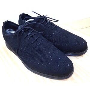Cole Haan Original Grand Stitchlite Wingtip Mens Black Size 13 M C28443‎